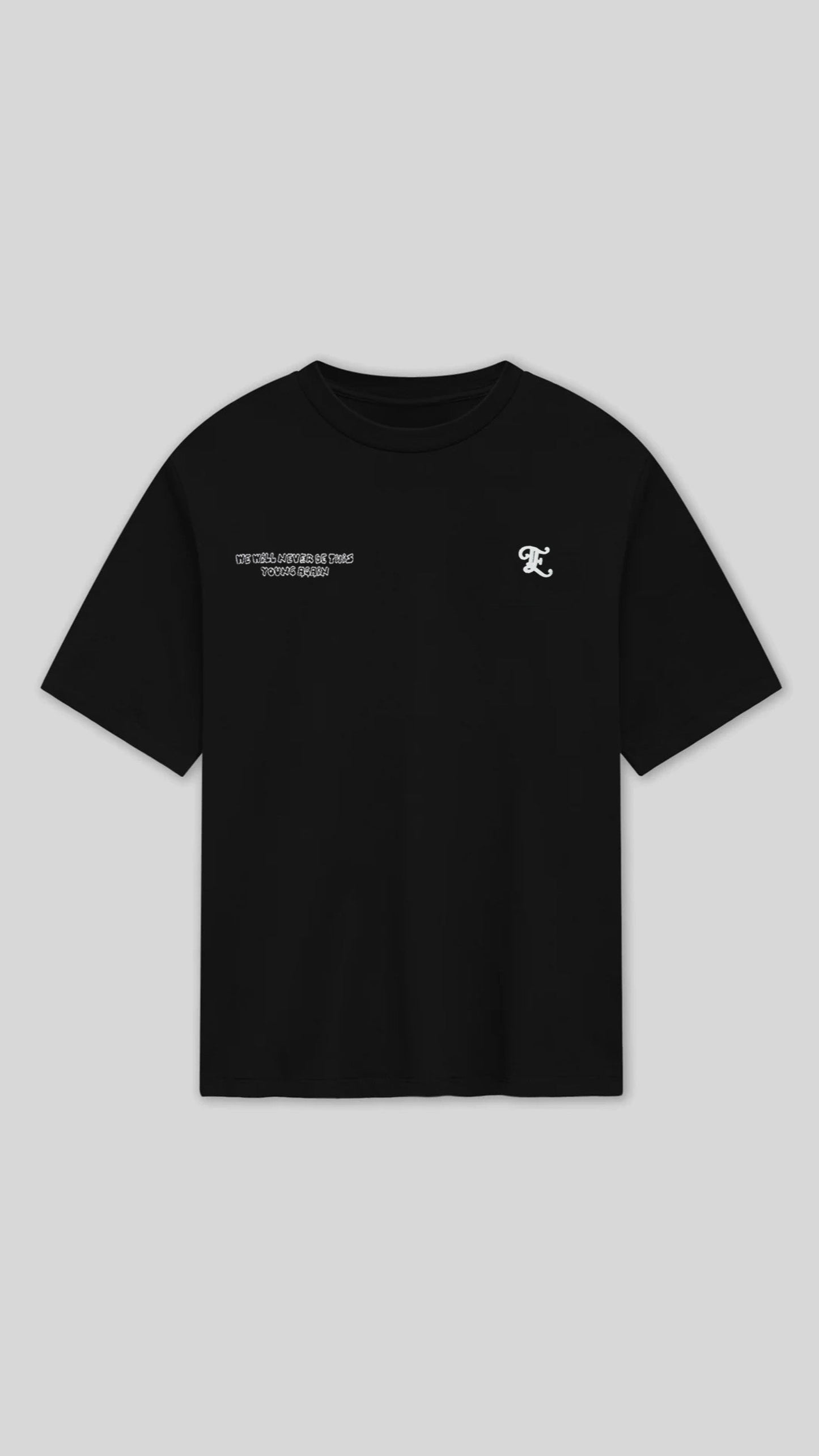 NEVER YOUNG AGAIN T-SHIRT